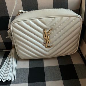 Saint Laurent Lou Camera Bag in ivory - like new!